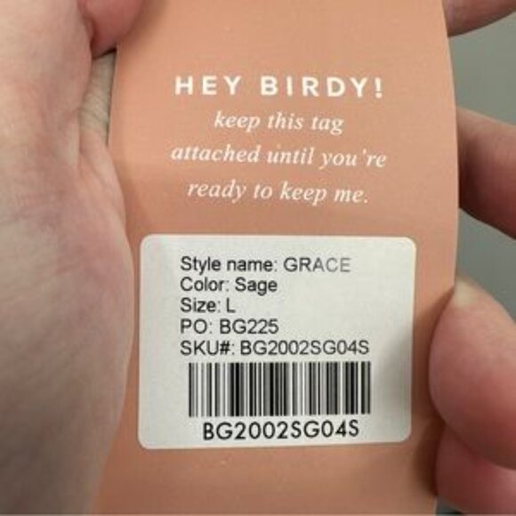 Birdy Grey Grace Convertible Chiffon Bridesmaid Dress in Sage Green Sz L NEW - Picture 6 of 9